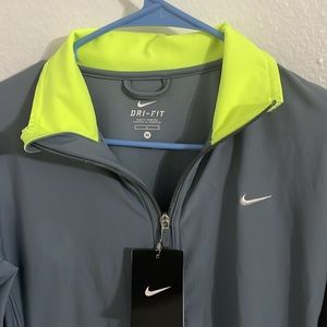 New Nike Dri-fit zip up Grey women sweatshirt